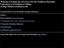 Tablet Screenshot of fubini.swarthmore.edu