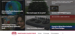 Desktop Screenshot of blogs.swarthmore.edu