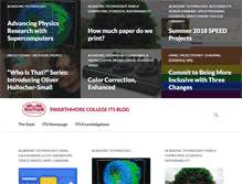 Tablet Screenshot of blogs.swarthmore.edu